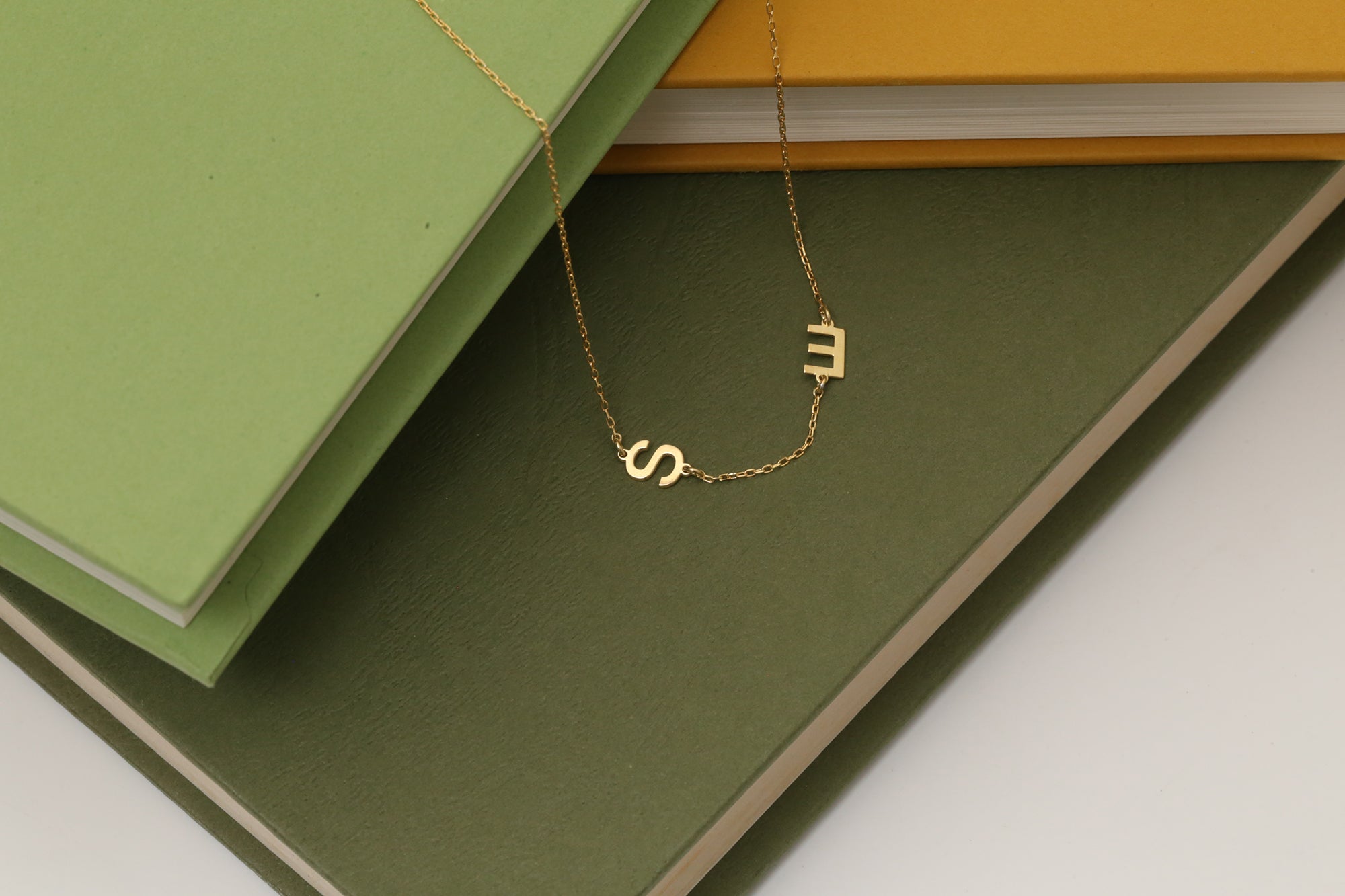 Two Letter Sıde Necklace