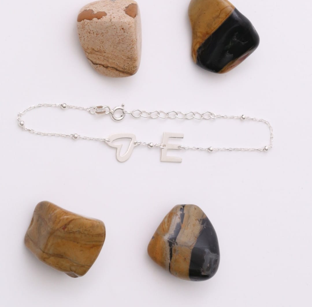 Heart Letter Bracelet