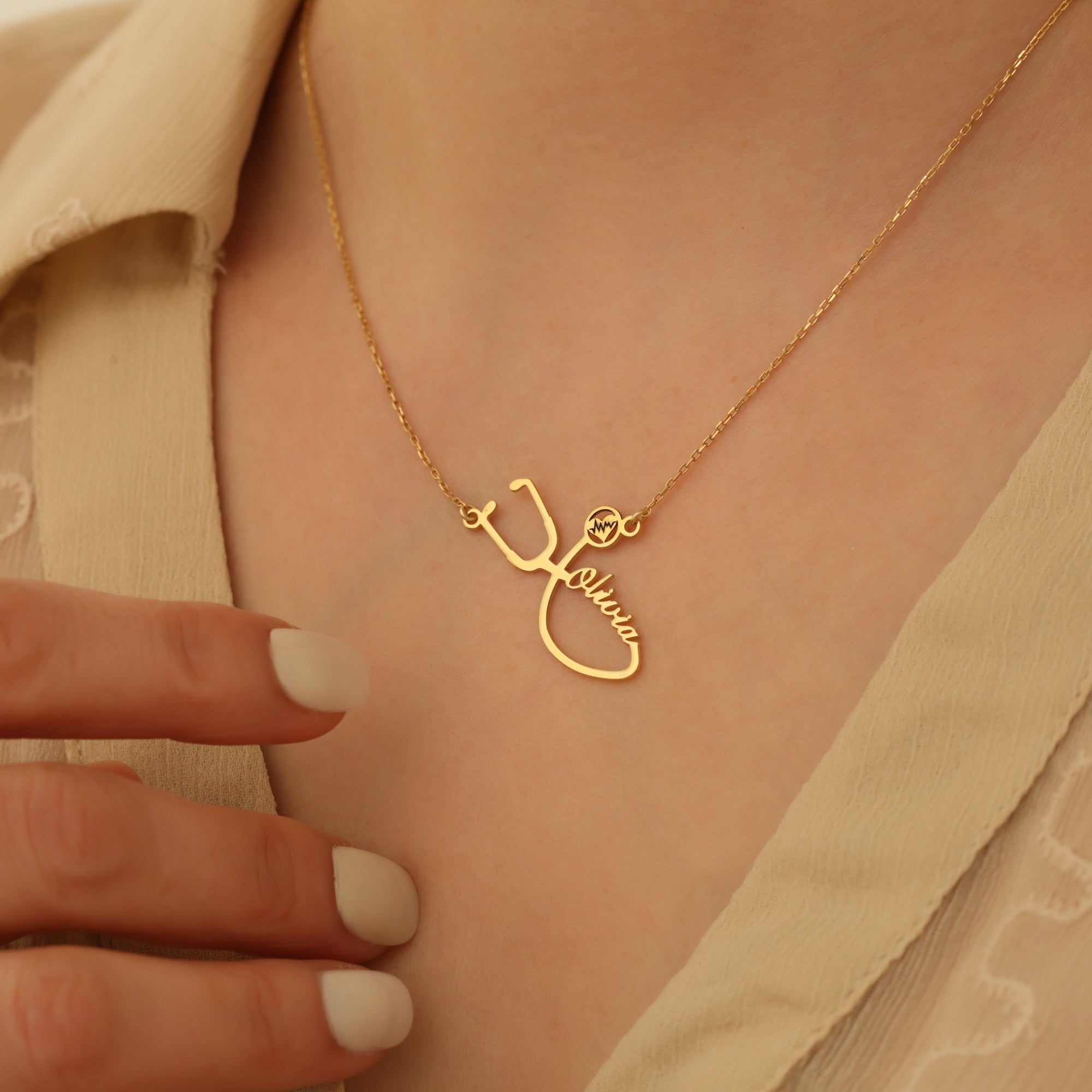 Statescope Name Necklace