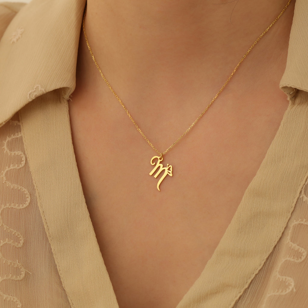 Burtterfly Letter Necklace