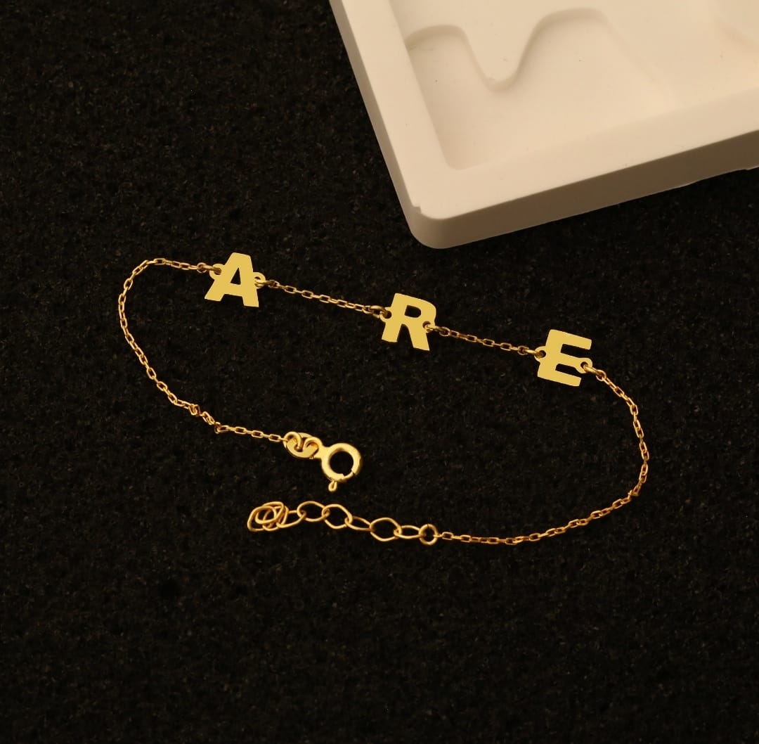 Three Letter Bracelet