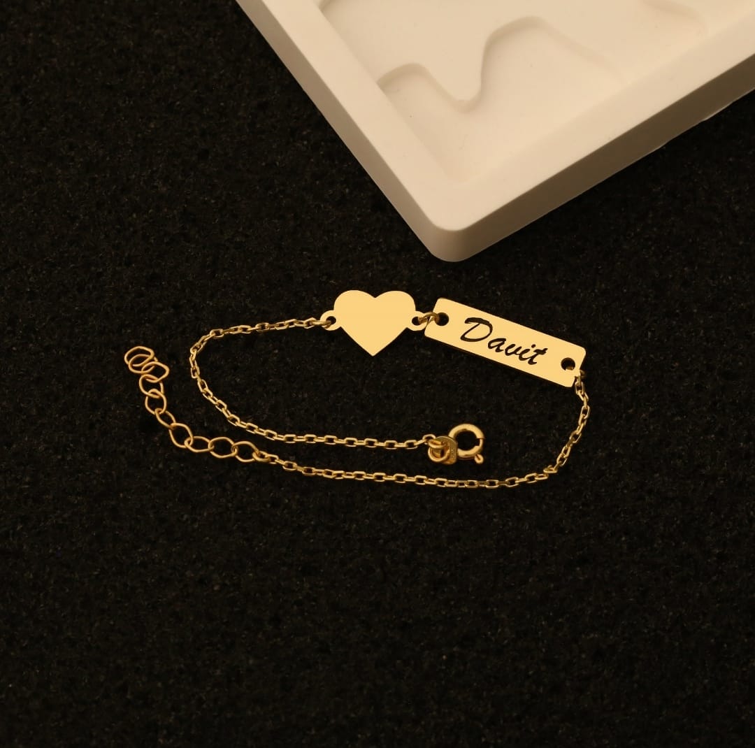 Heart Name Bracelet