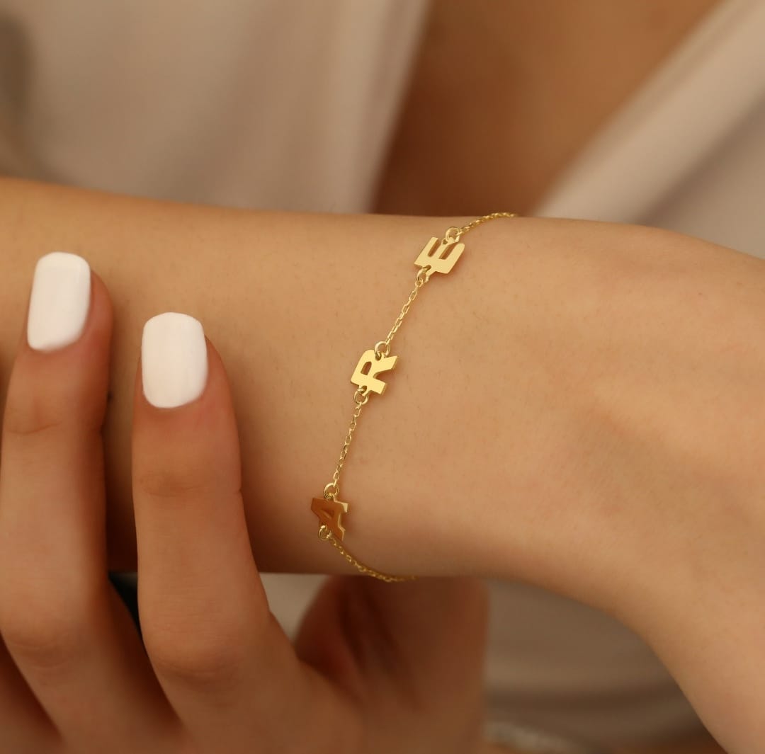 Three Letter Bracelet