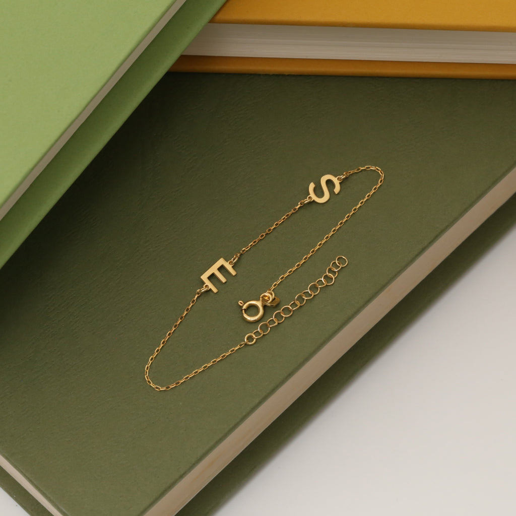 Two Letter Bracelet