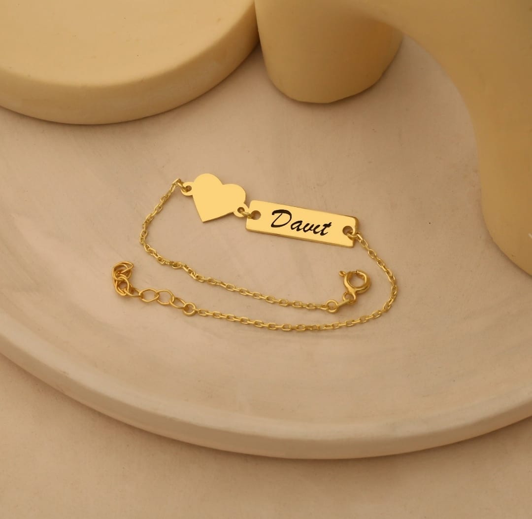 Heart Name Bracelet